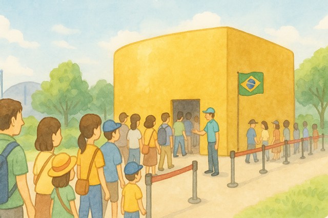 ブラジル館 所要時間や待ち時間の目安