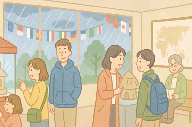 万博 雨の日 屋内スポット