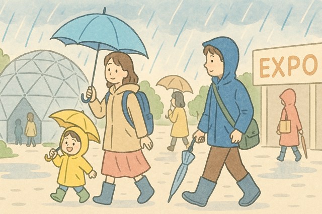 雨の日でもできる万博の楽しみ方